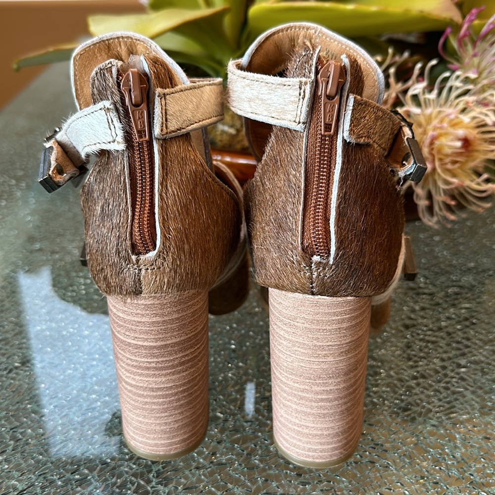 NWT ALCALAS BOOTS 8.5 NATURAL COWHAIR AMAZING! - Picture 4 of 11